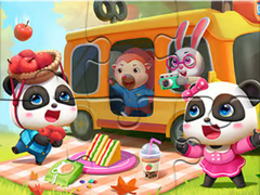 Jigsaw Puzzle: Little Panda Picnic