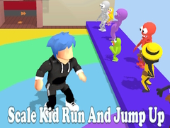 Scale Kid Run And Jump Up
