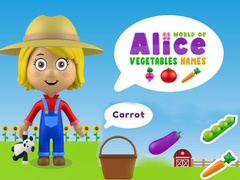 World of Alice Vegetables Names