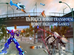 US Police Robot Transform: Robot  fighting games