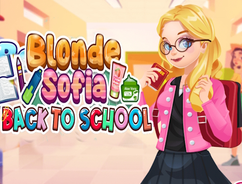 ブロンドのソフィアが学校に戻る 