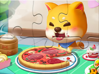 ジグソーパズル: ピザドッグ 
