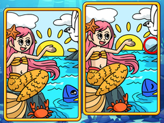 Mermaids Spot The Differences