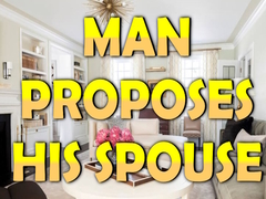 Man Proposes His Spouse