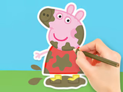 Coloring Book: Peppa In The Mud