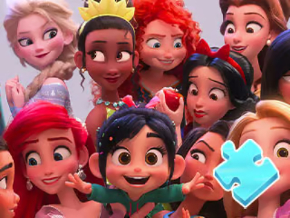 ジグソーパズル: ディズニープリンセスの家族写真 