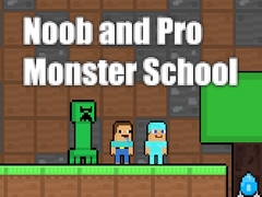 Noob and Pro Monster School