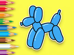 Coloring Book: Balloon Puppy