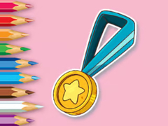 Coloring Book: Medal