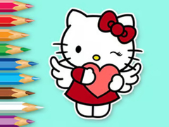 Coloring Book: Love Kitty