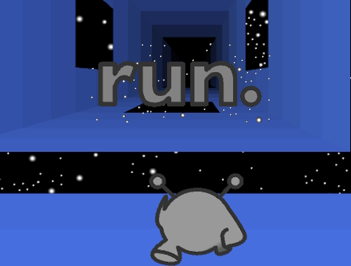 走る。 