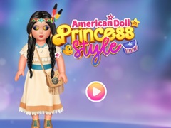 American Doll In Princess Style