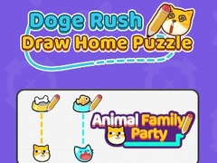 Doge Rush : Draw Home Puzzle