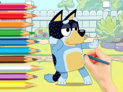 Coloring Book: Bluey And Bingo