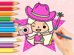 Coloring Book: Toca Baca World