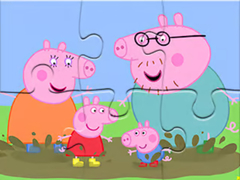 Jigsaw Puzzle: Peppa Pig Muddy Puddles