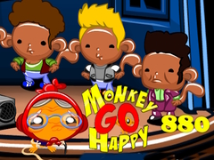 Monkey Go Happy Stage 880 New Monkeys On Block Theme