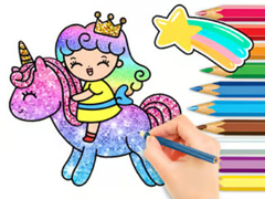 Coloring Book: Unicorn Princess