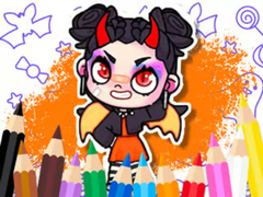 Coloring Book: Avatar World Cute Devil