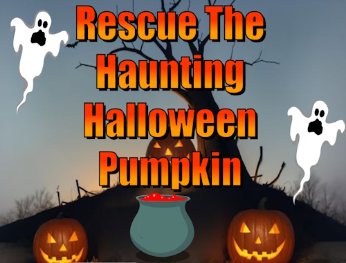 幽霊のハロウィーンのカボチャを救出する 