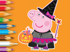 Coloring Book: Peppa Pig Halloween