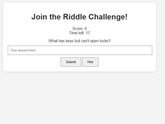 Riddle Challenge 