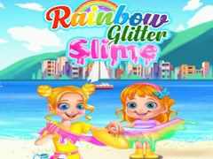 Rainbow Glitter Slime