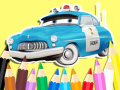 Coloring Book: Cars Sheriff