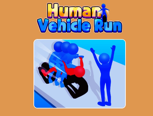 人間の車両が走っています .