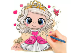 Coloring Book: Chibi Doll Princess