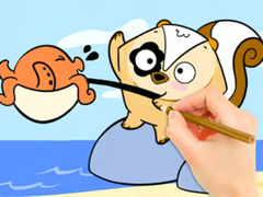 Coloring Book: Fishing Surprise