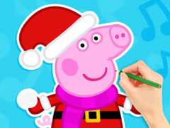 Coloring Book: Peppa Pig Snowman