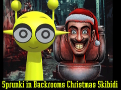 Sprunki in Backrooms Christmas Skibidi 