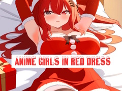 Anime Girls In Red Dress Tile Puzzle