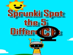 Sprunki Spot the 5 Differences