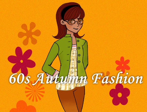 60年代の秋のファッション .