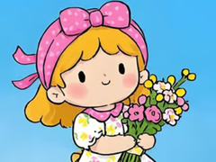 Jigsaw Puzzle: Little Flower Girl