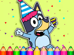 Coloring Book: Bluey's Birthday