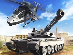 Strategy of war. Tanks and helicopters