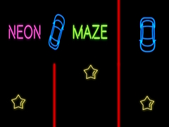 Neon Car Maze