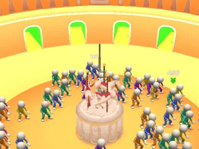 イカのゲームが混ざり合っています 