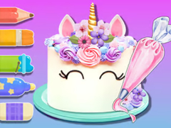 Coloring Book: Unicorn Cake