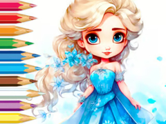 Coloring Book: Frozen Princess