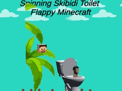 Spinning Skibidi Toilet Flappy Minecraft