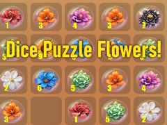 Dice Puzzle Flowers!