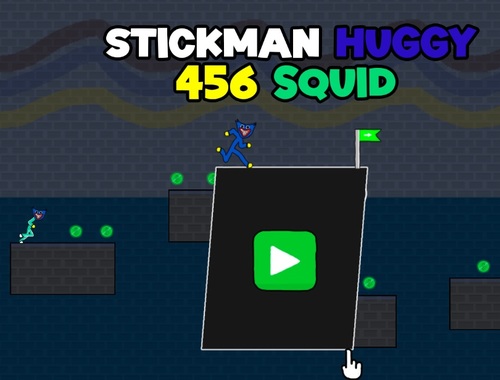 Stickman Huggy 456 Squid.