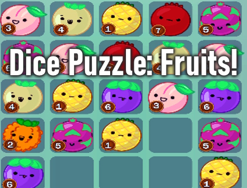 サイコロパズル：果物！ .