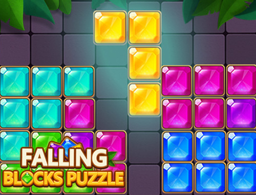 落下するブロックパズル .