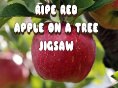 Ripe Red Apple on a Tree Jigsaw