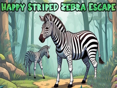 Happy Striped Zebra Escape 